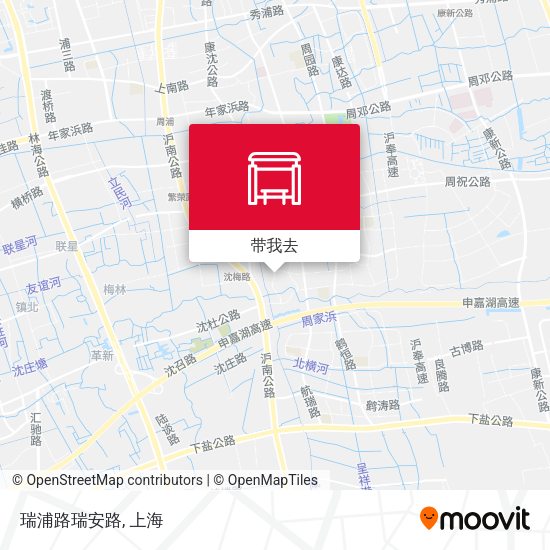 瑞浦路瑞安路地图