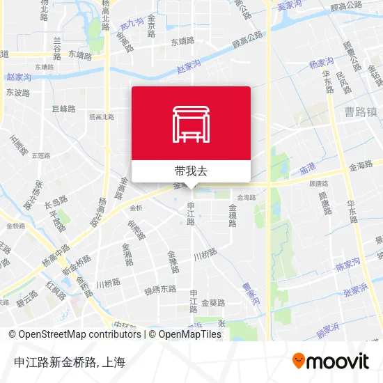 申江路新金桥路地图