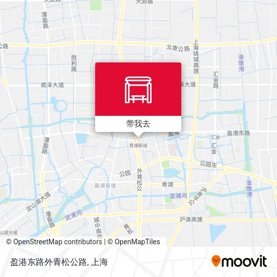 盈港东路外青松公路地图