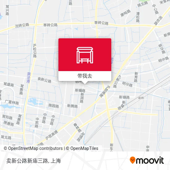 卖新公路新庙三路地图