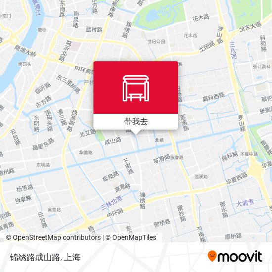 锦绣路成山路地图