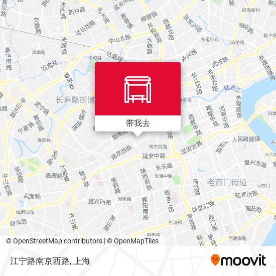 江宁路南京西路地图