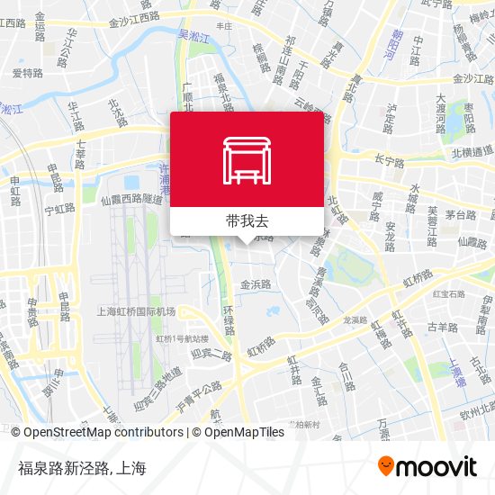 福泉路新泾路地图