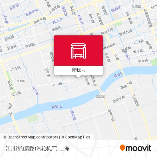 江川路红园路(汽轮机厂)地图