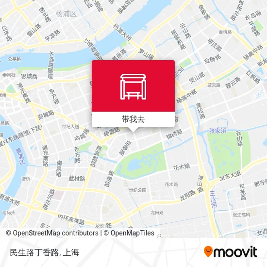 民生路丁香路地图