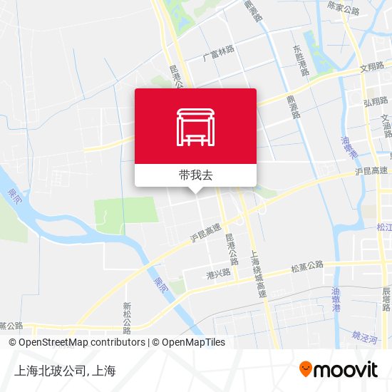 上海北玻公司地图