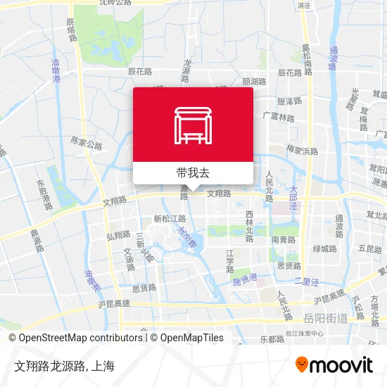 文翔路龙源路地图