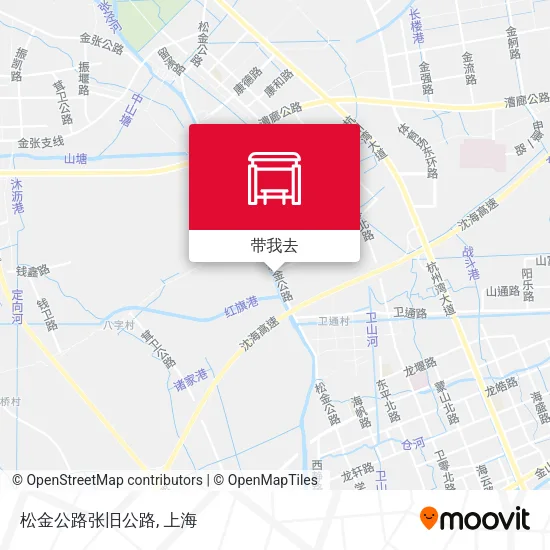 松金公路张旧公路地图