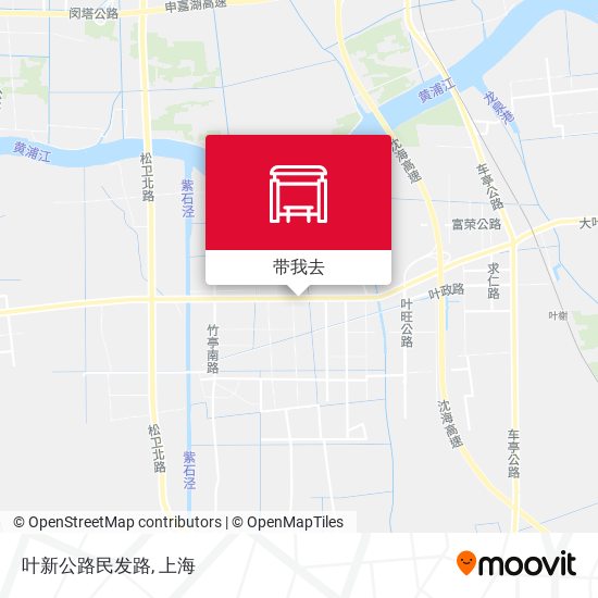 叶新公路民发路地图