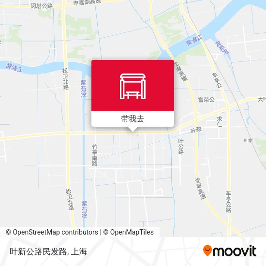 叶新公路民发路地图