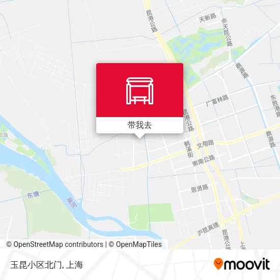 玉昆小区北门地图