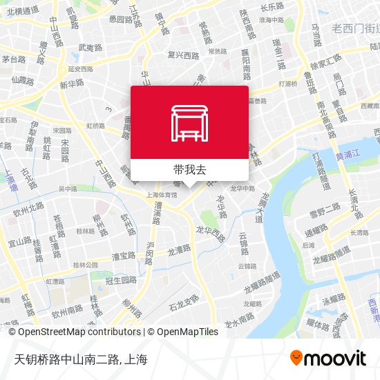 天钥桥路中山南二路地图