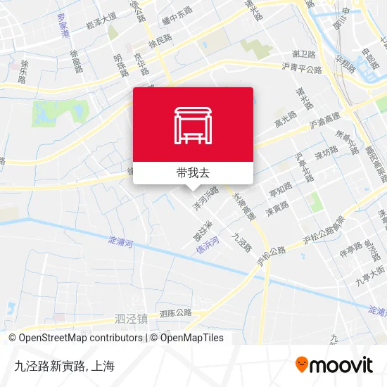 九泾路新寅路地图