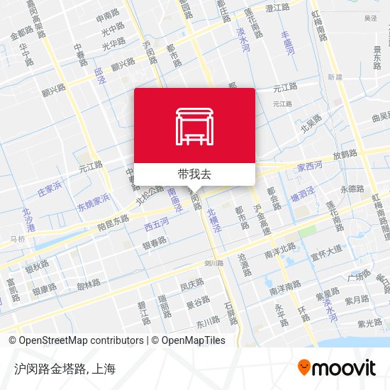 沪闵路金塔路地图
