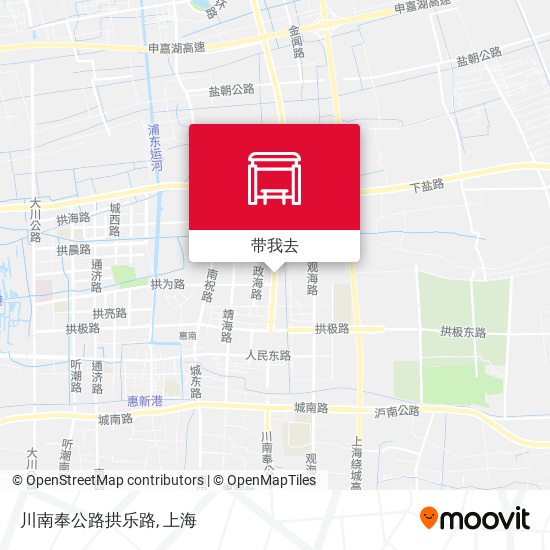 川南奉公路拱乐路地图