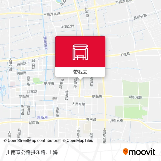川南奉公路拱乐路地图