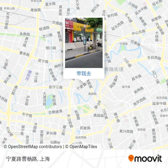 宁夏路曹杨路地图