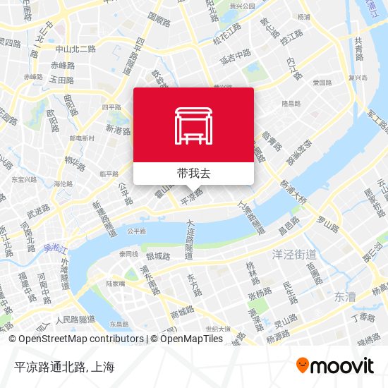 平凉路通北路地图