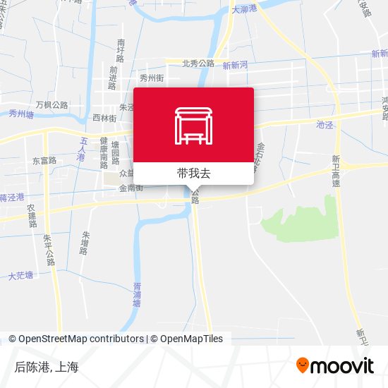 后陈港地图