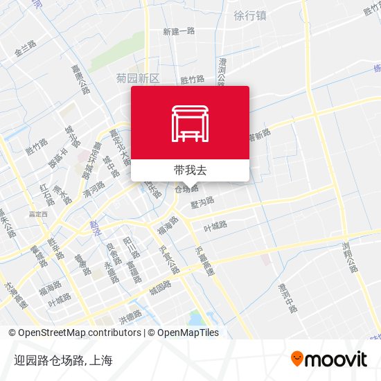 迎园路仓场路地图