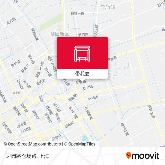 迎园路仓场路地图