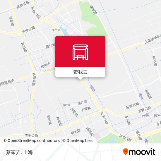 蔡家弄地图
