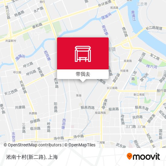淞南十村(新二路)地图