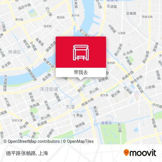 德平路张杨路地图