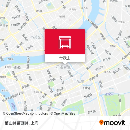栖山路苗圃路地图