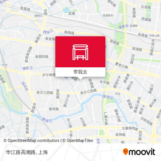 华江路高潮路地图