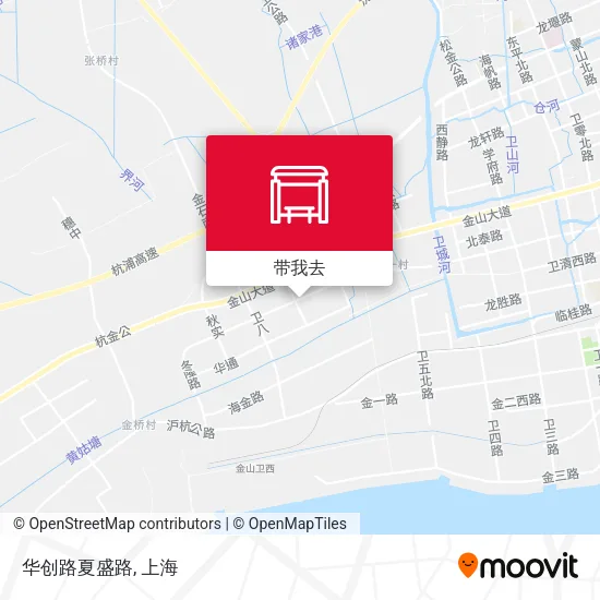 华创路夏盛路地图
