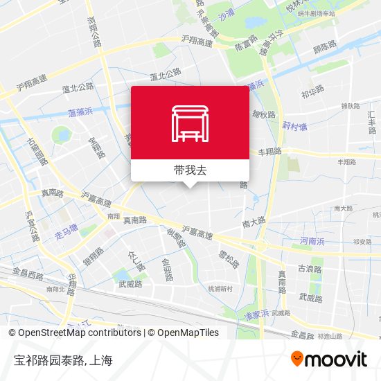 宝祁路园泰路地图