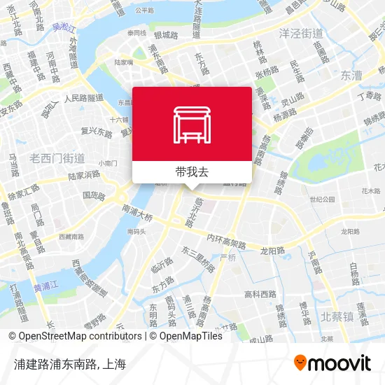 浦建路浦东南路地图