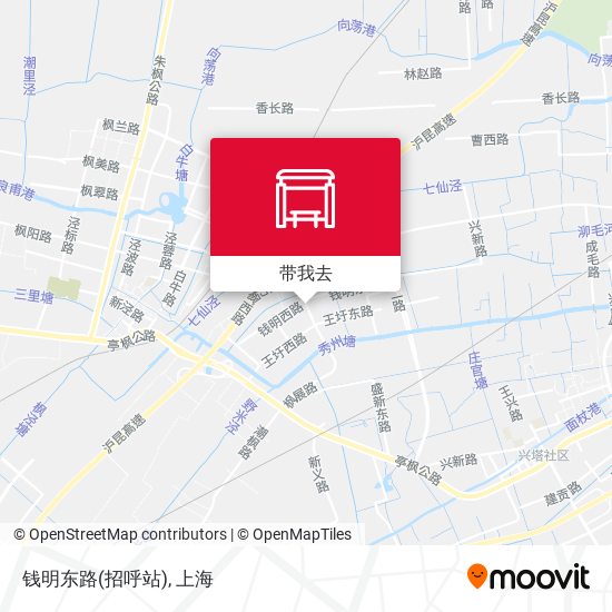 钱明东路(招呼站)地图