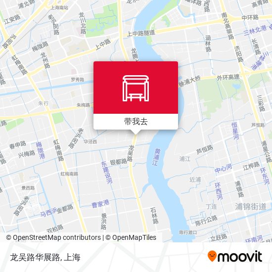 龙吴路华展路地图