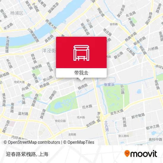 迎春路紫槐路地图