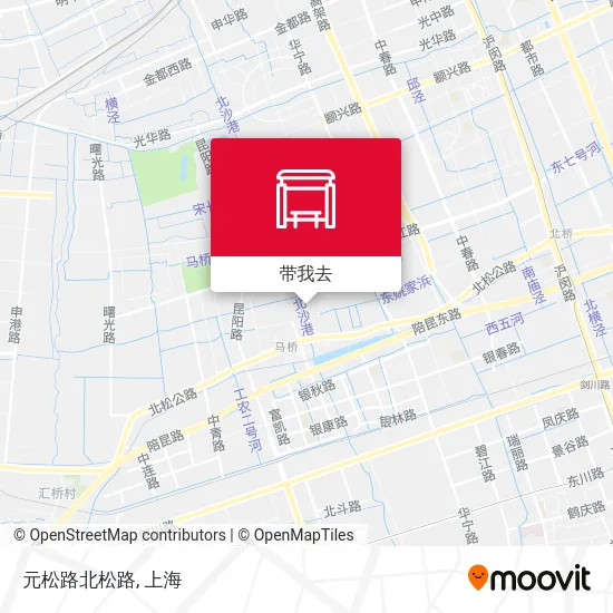 元松路北松路地图