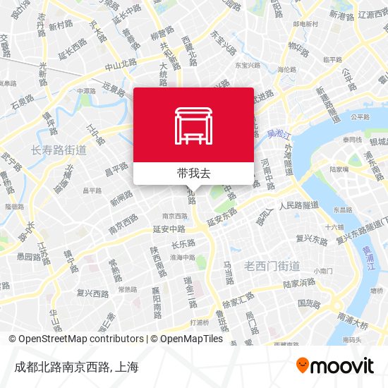 成都北路南京西路地图