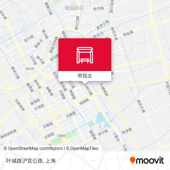 叶城路沪宜公路地图