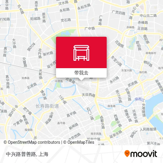 中兴路普善路地图