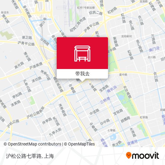 沪松公路七莘路地图