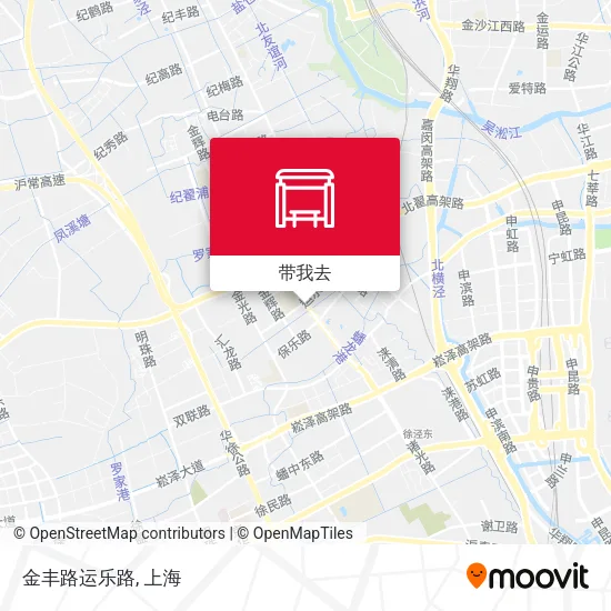 金丰路运乐路地图