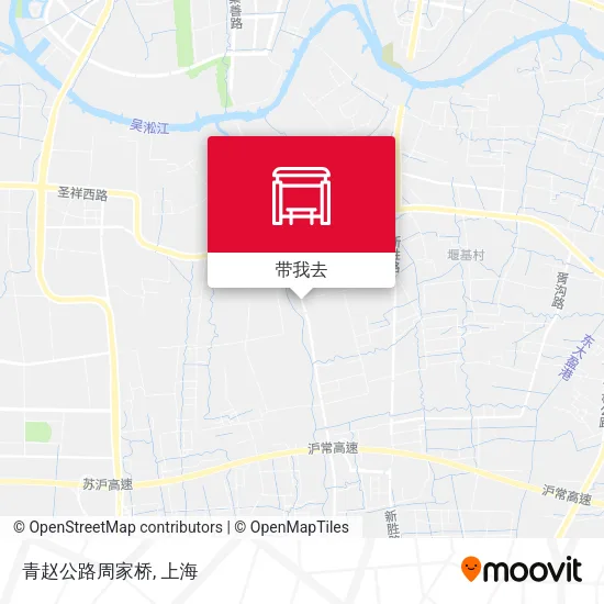 青赵公路周家桥地图
