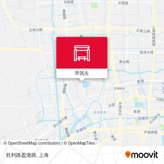 胜利路盈港路地图