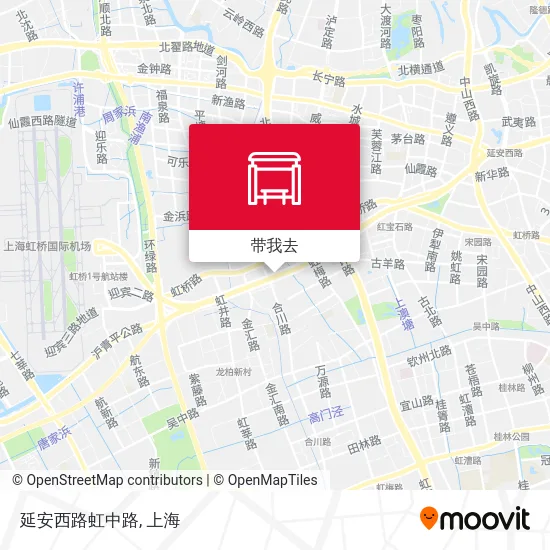 延安西路虹中路地图