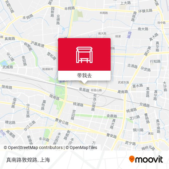 真南路敦煌路地图
