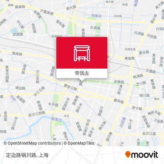 定边路铜川路地图
