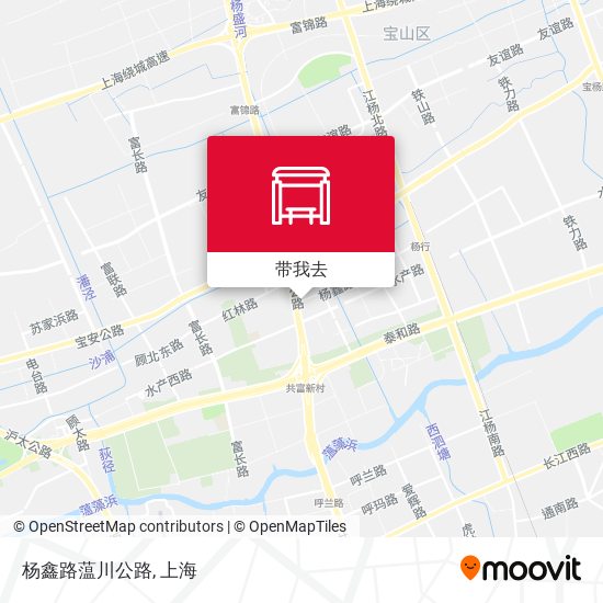 杨鑫路蕰川公路地图