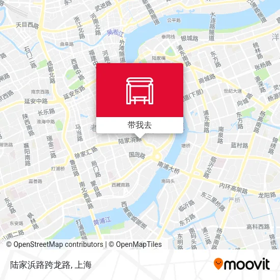 陆家浜路跨龙路地图
