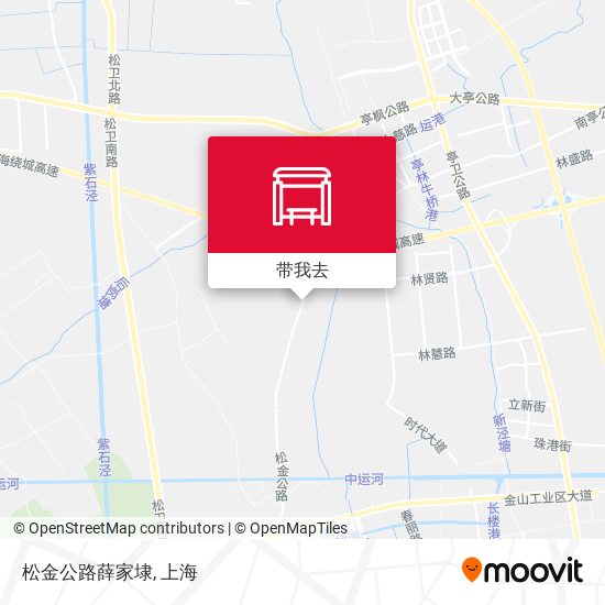 松金公路薛家埭地图